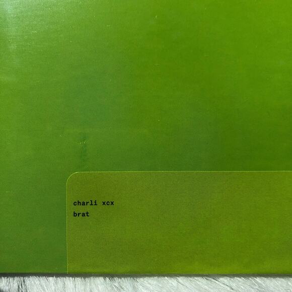 Charli XCX - BRAT Limited LP‎ One Size Orange Translucent Swirl Color Vinyl - Picture 5 of 8